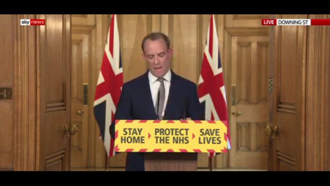 Raab: karantena u Britaniji na snazi još najmanje 3 tjedna