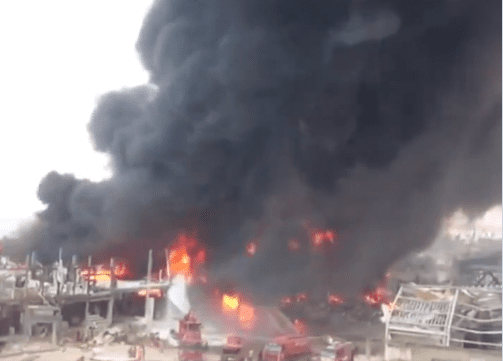 NOVI POŽAR U BEJRUTSKOJ LUCI Stanovnici u strahu napuštaju grad