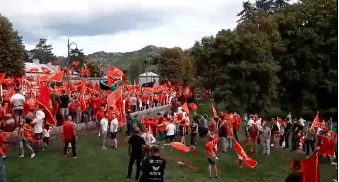 “CRNA GORO NE DAMO TE” Poruka je sa završenog domoljubnog skupa ispred Cetinskog manastira