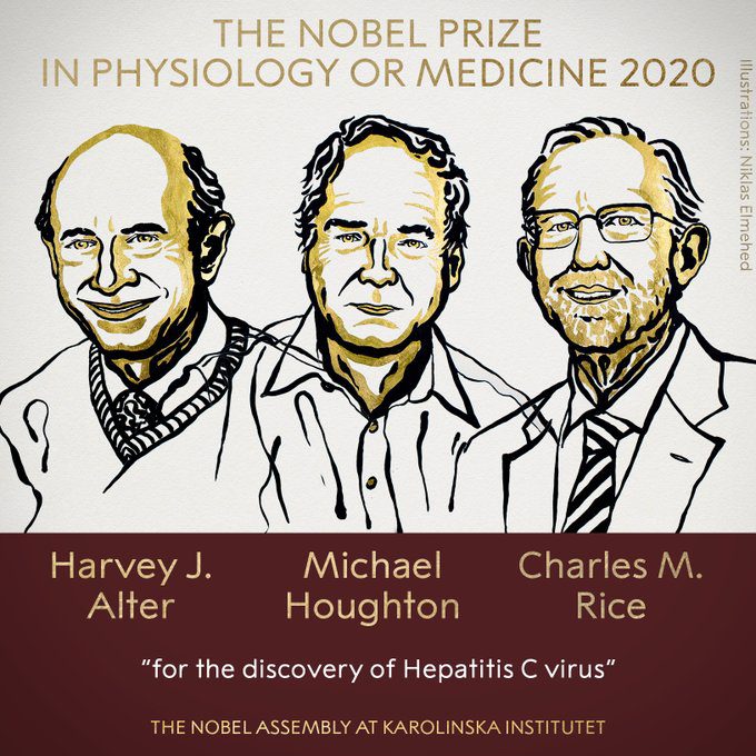 Nobel za medicinu trojici znanstvenika za otkriće virusa hepatitisa C
