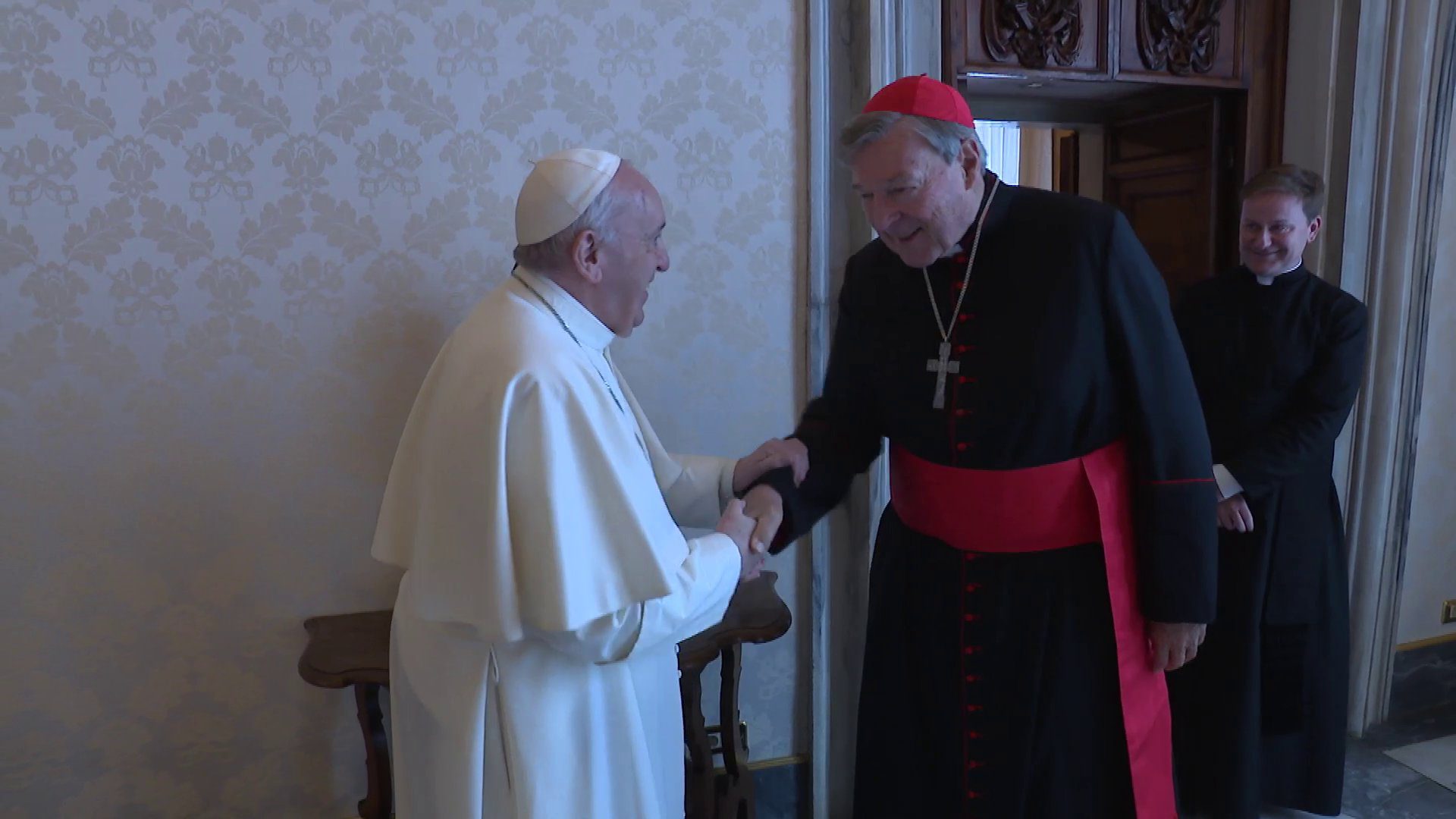 Papa se sastao se sa smijenjenim kardinalom Pellom