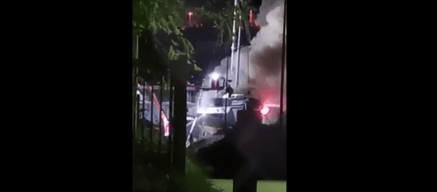 POLICIJA ISTRAŽUJE POŽAR U VRANJICU: Zapalio se drveni brod