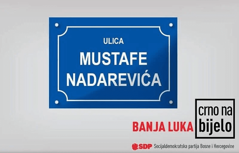 SDP BiH traži da Banja Luka dobije ulicu nazvanu po Mustafi Nadareviću