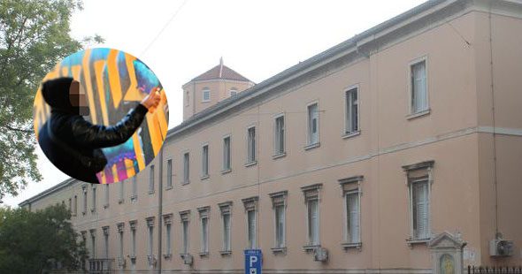 Muškarac (50) pisao antivakserske grafite po Splitu, policija ga uhvatila na djelu