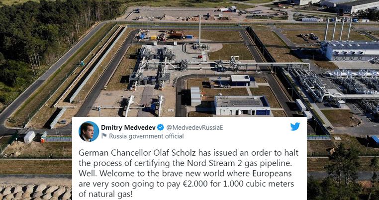 Rusi uzvraćaju Europi: Čestitamo, odsad ćete tisuću kubičnih metara plina plaćati 2 tisuće eura!