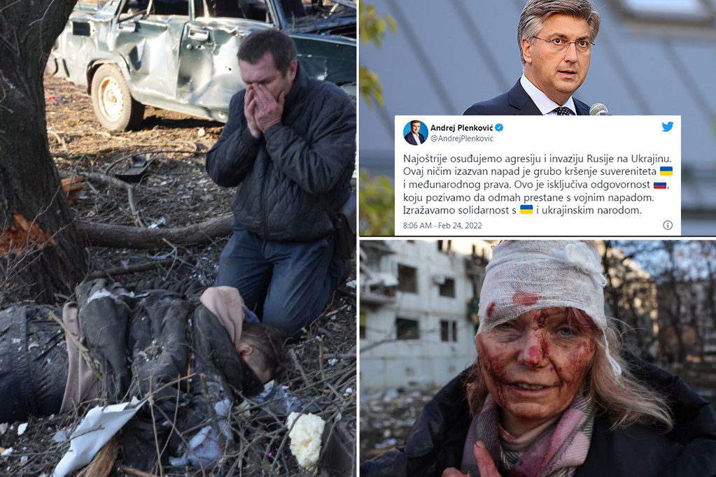 Plenković: Najoštrije osuđujemo agresiju i invaziju Rusije na Ukrajinu