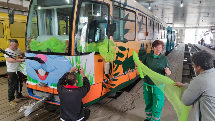 Osječkim ulicama vozi Uskrsni Zoo tramvaj