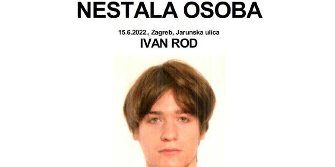 U Zagrebu nestao student, jeste li ga vidjeli?