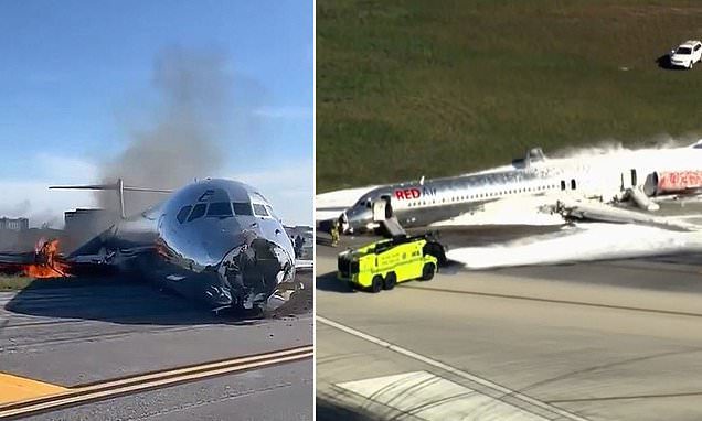 VIDEO Miami: Na aerodromu se zapalio avion, troje ozlijeđenih