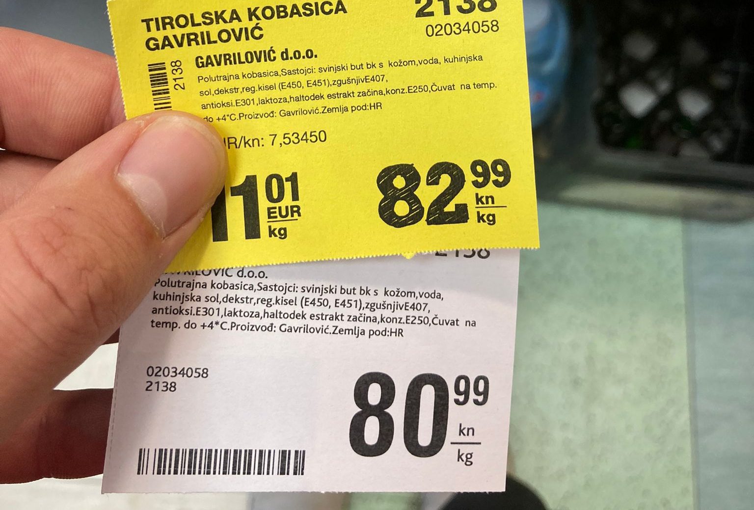Dodatna poskupljenja hrane su krenula, trgovački lanci koriste euro kao izliku