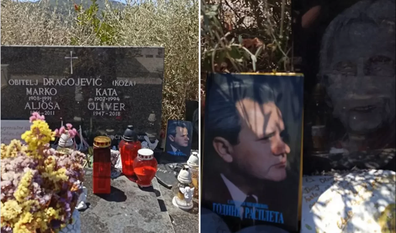 ŠOK NA KORČULI Srpski kolumnist i urednik oskvrnuo grob Olivera Dragojevića