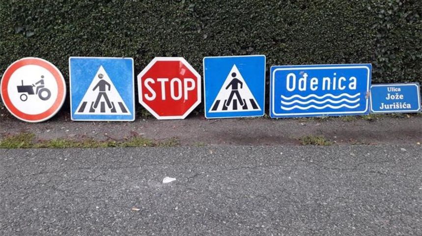 Virovitica: Pio konjak, pelinkovac, šljivovicu i energetska pića pa ukrao šest znakova