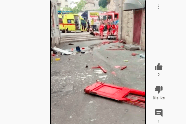 SNAŽNA EKSPLOZIJA ODJEKNULA U KUHINJI FAST FOODA U SPLITU Ozlijeđena najmanje jedna osoba