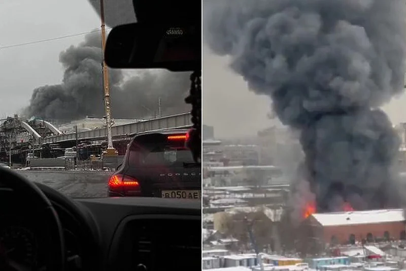 VIDEO Eksplozija u centru Moskve, djelomično se urušila jedna zgrada