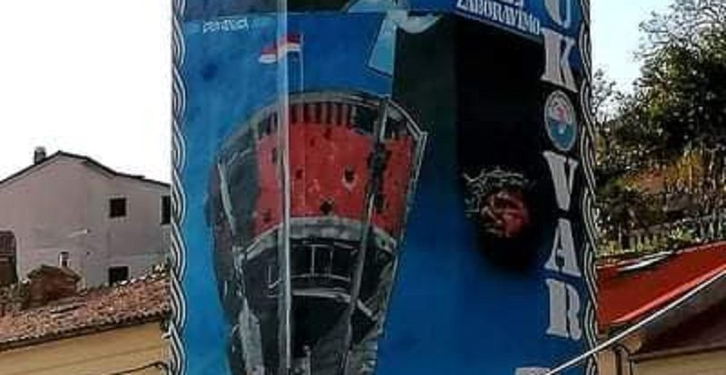 Crikvenica: Mural posvećen Vukovaru išaran s četiri ćirilična “S”