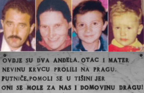 ZLOČIN U ERVENIKU Zaklali su je dok je u naručju držala ubijenog sina