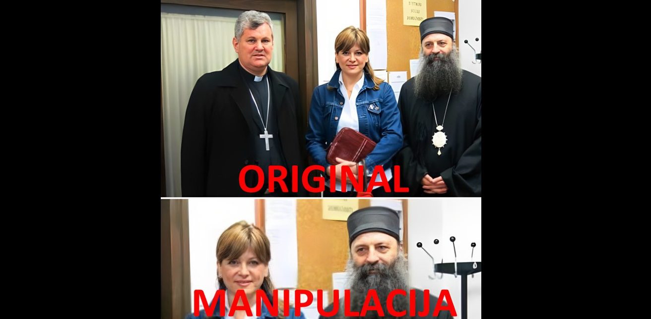 Karolina Vidović Krišto prozvala osobe koje šire izmanipulirane fotografije nje i patrijarha Portfirija