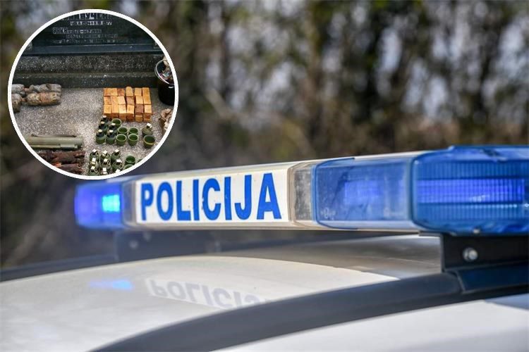 Okolica Virovitice: Policija na pravoslavnom groblju pronašla arsenal oružja
