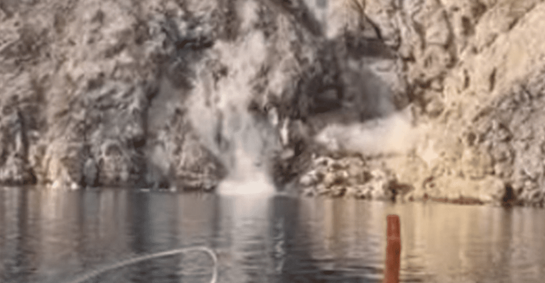 VIDEO Pogledajte kako je potres na Krku doveo do odrona stijena kod Novog Vinodolskog