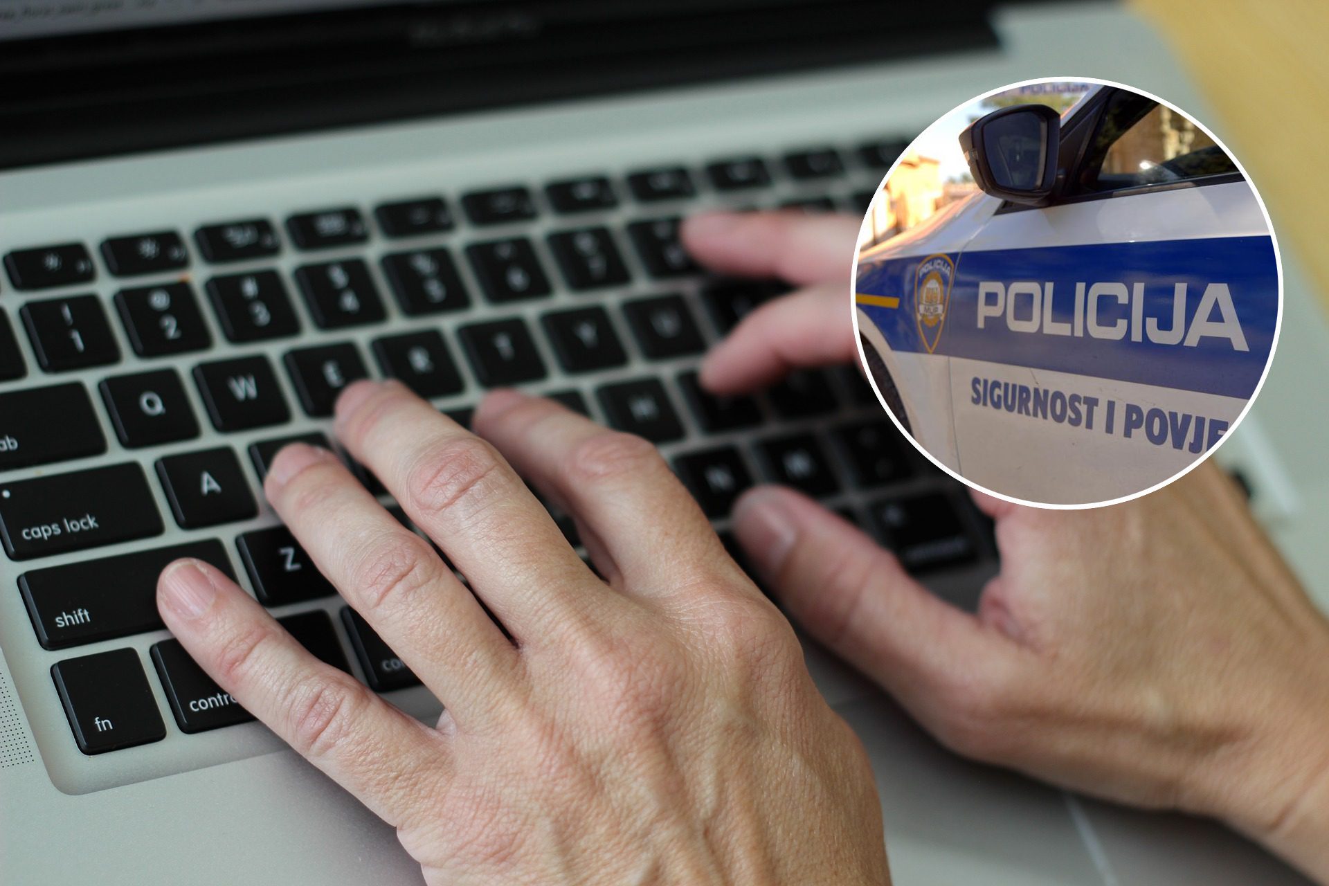 Policija privela 29-godišnjaka s područja Biskupije, na internetu vrijeđao Hrvatsku