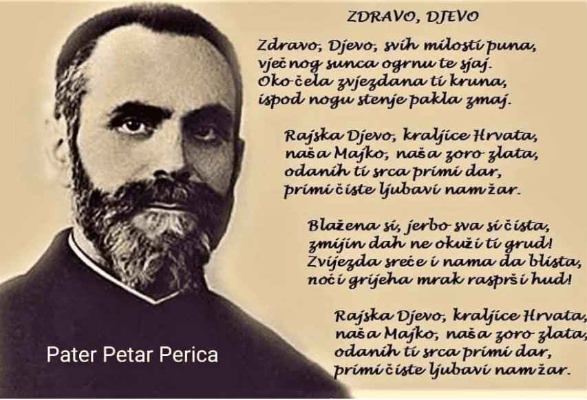 Tko je autor pjesme “Rajska Djevo, kraljice Hrvata”?