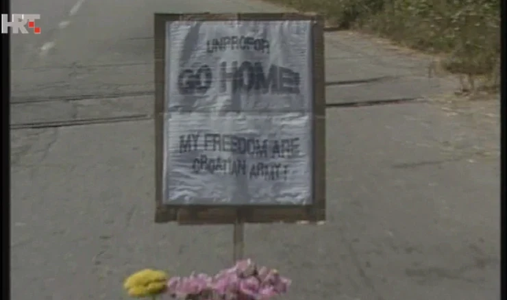 16. kolovoza 1994. – Nezadovoljstvo prognanih Hrvata UNPROFOR-om