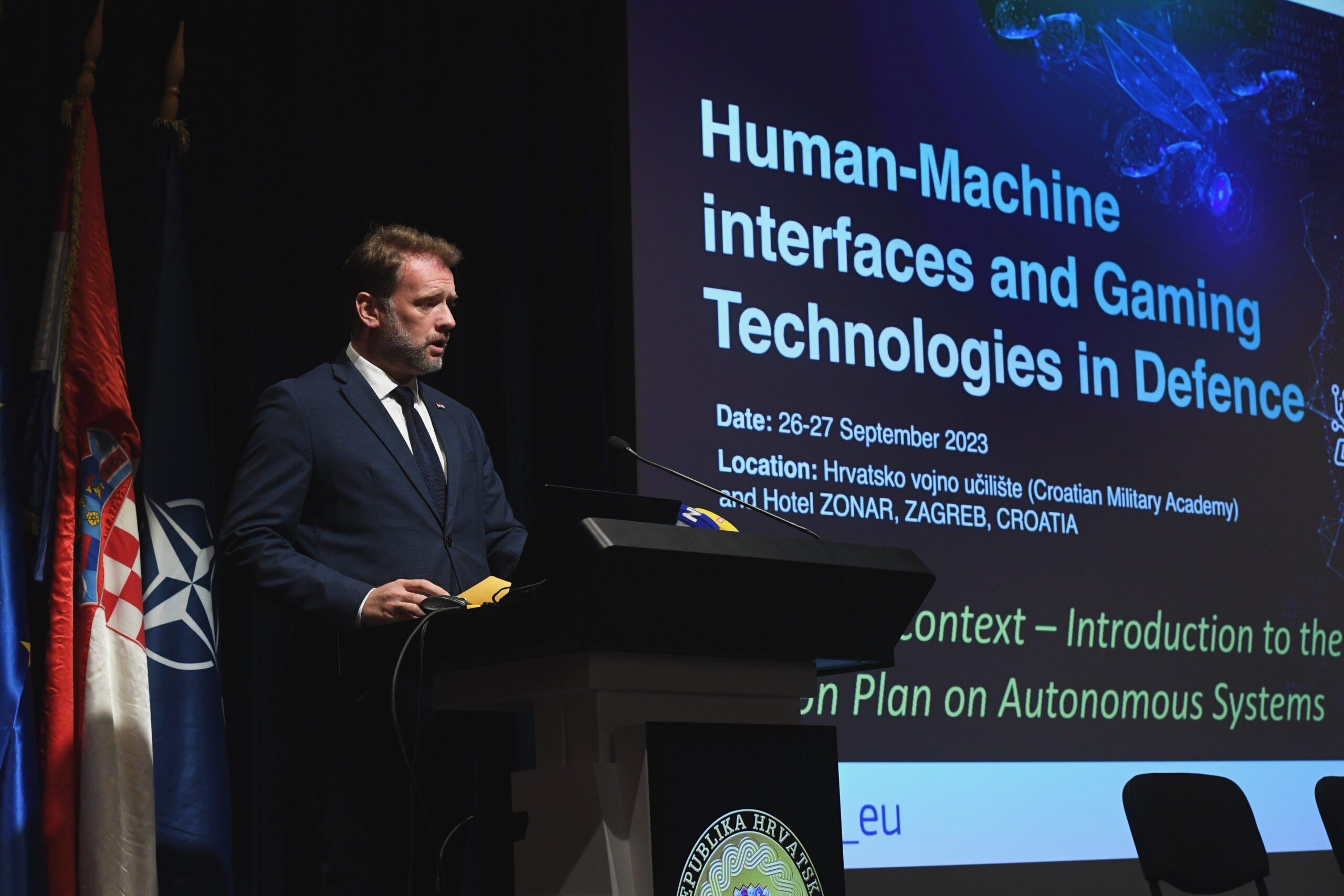 Banožić o korištenju novih tehnologija: Planiramo njihovu primjenu u budućim sustavima HV-a