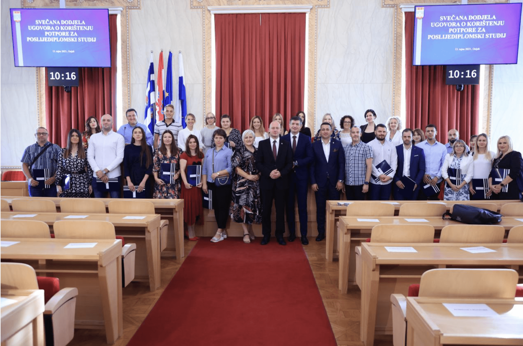 Osječko-baranjska županija dodijelila 90 potpora za poslijediplomski studij