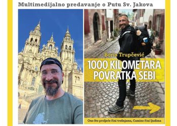 Predstavljanje knjige “1000 kilometara povratka sebi” Borisa Trupčevića o hodočašću Camino de Santiago