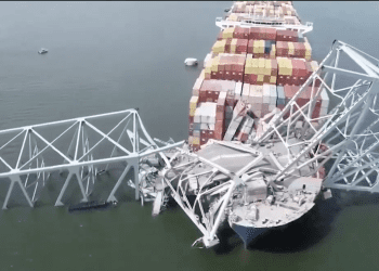 Pilot je bacio sidro u pokušaju da spriječi sudar s mostom pad nakon nestanka struje na nešto više od minute