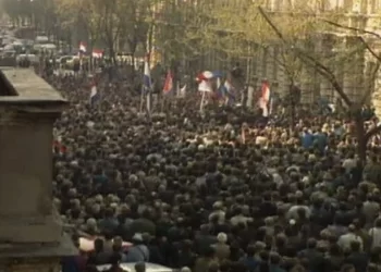 8. travnja 1991. – Demonstracije pred Vojnim sudom zbog suđenja tzv. “virovitičkoj grupi”