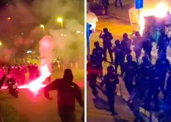 U odnosu na izazivanje nereda i prisilu prema policijskim službenicima na Poljudu privedeno još sedam osoba