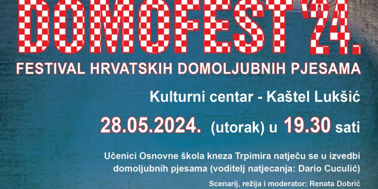 Sutra DOMOFEST 2024. – kaštelanski festival domoljubnih pjesama