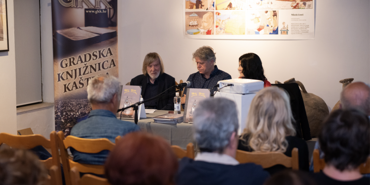 Gradska knjižnica Kaštela predstavila zbirku nagrađenih karikatura Nikole Listeša “Novo normalno”