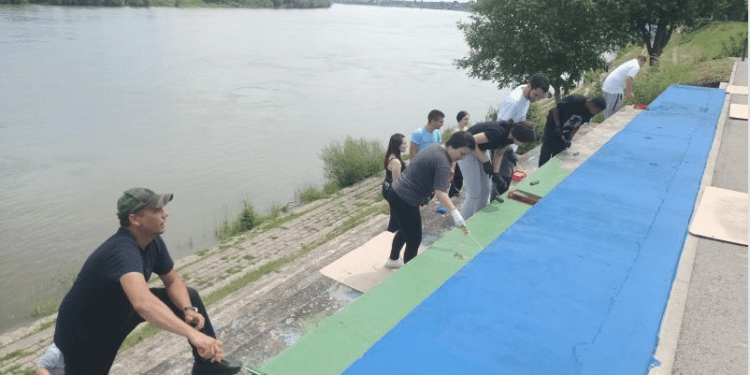 Održana volonterska akcija “Na lijepom plavom Dunavu”