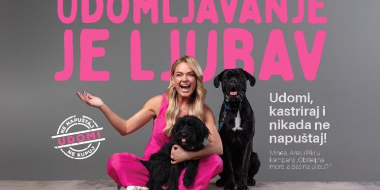 UDOMLJAVANJE JE LJUBAV Pjevačica Minea podržava kampanju protiv napuštanja životinja