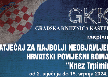 Gradska knjižnica Kaštela objavila književni natječaj za najbolji neobjavljeni hrvatski povijesni roman Knez Trpimir