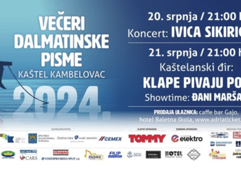 Nastavlja se bogato Kaštelansko kulturno i zabavno ljeto kroz naredni tjedan