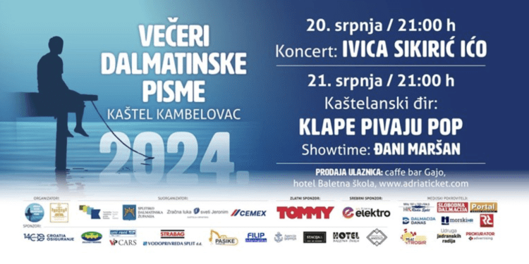 Nastavlja se bogato Kaštelansko kulturno i zabavno ljeto kroz naredni tjedan