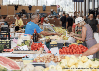 PROJEKT UDRUGE HRVATSKIH TRŽNICA Na gradskoj tržnici Vukovar certificirani domaći proizvođači