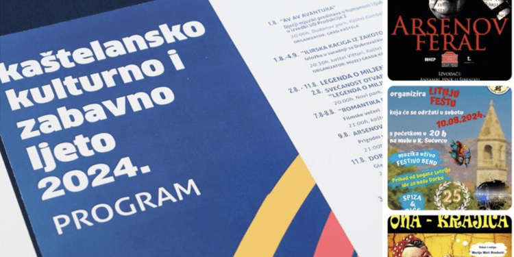 Dani legende o Miljenku i Dobrili ovaj tjedan dominiraju Kaštelanskim kulturnim i zabavnim ljetom