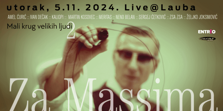 ALBUM “VJEŠTINA” MASSIMOVO POSLJEDNJE POGLAVLJE GLAZBENE VJEŠTINE ” I ove godine tradicionalni koncert za Massima “Mali krug velikih ljudi 2”