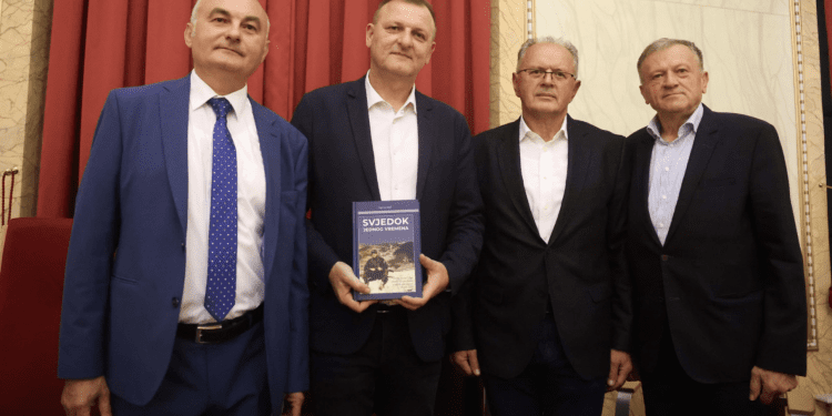 U Osijeku predstavljena knjiga „Svjedok jednog vremena“ autora generala Ilije Vrljića