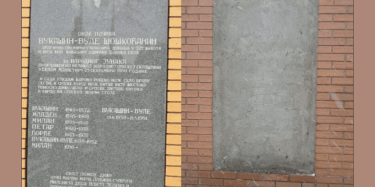 Nestao spomenik Šoškočaninu!