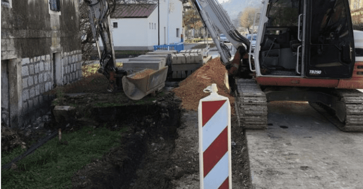 (FOTO) Krenula izgradnja nogostupa od ‘Galića’ do OŠ Trilj