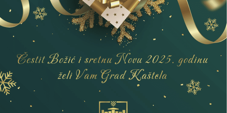 Gradonačelnik Kaštela i predsjednica Gradskog vijeća čestitali Božić