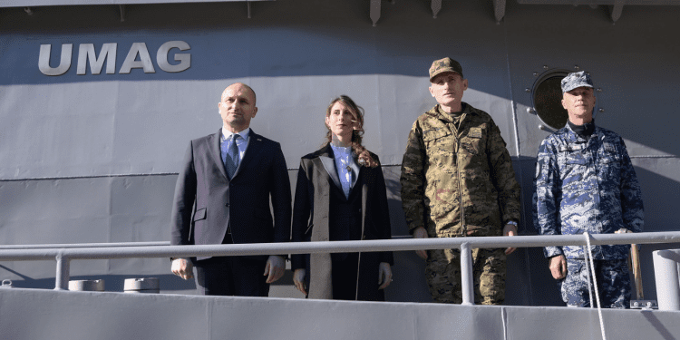 (VIDEO/FOTO) Ministar Anušić: Obalni ophodni brod tek je početak modernizacije HRM-a