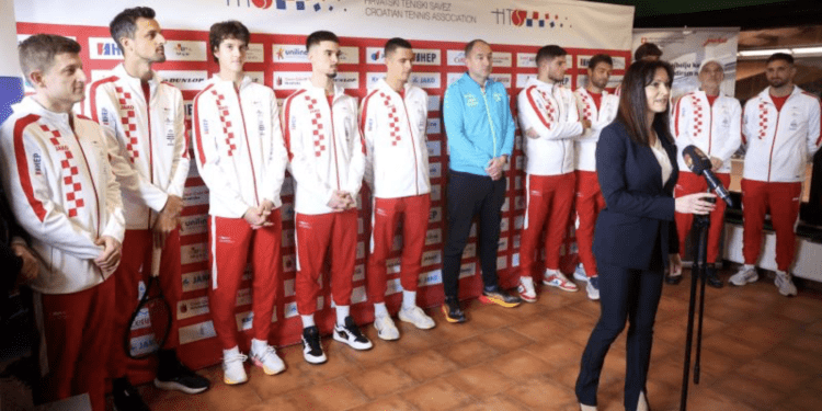 U Osijeku na terenima Teniskog kluba Olimpija dočekani hrvatski teniski reprezentativci