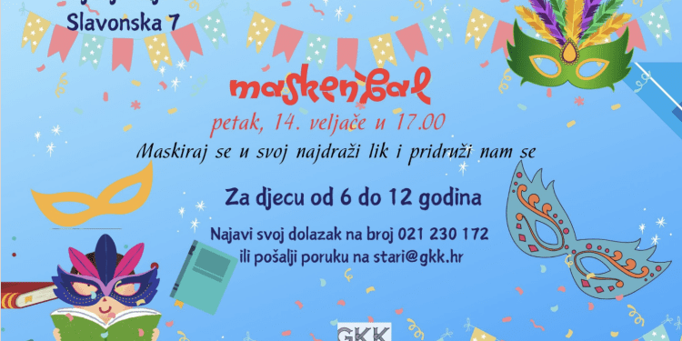 Maskenbal u Gradskoj knjižnici Kaštela: Dođite i uživajte u maškaranoj čaroliji!