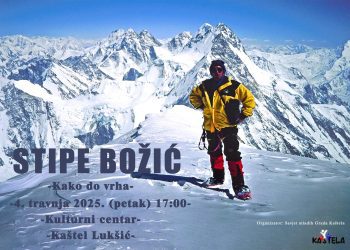 Kako do vrha? Stipe Božić u Kulturnom centru Kaštel Lukšić